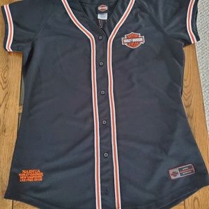 Harley Davidson baseball jersey